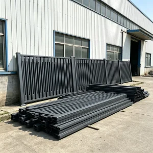 Factory Building Staircase Handrails Anti-collision Protection Aluminum Railings