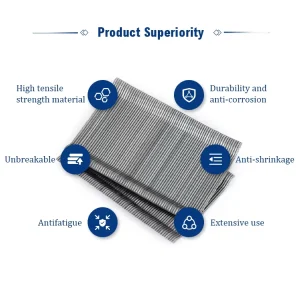 Factory CE Corrosion-Resistant Low Carbon Steel Glued Steel Fiber for Industrial Flooring
