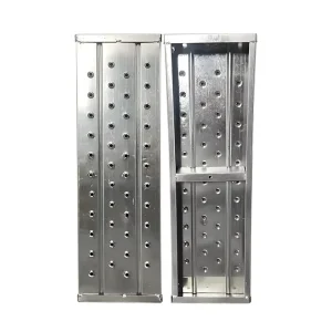 Factory Construction Material Dip Galvanized Scaffold Steel Springboard Pedal Metal Plank Scaffolding Walk Boards