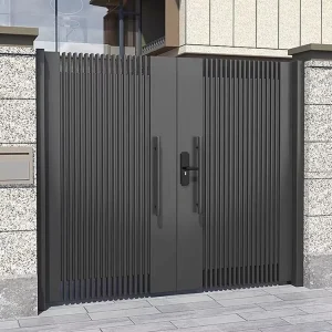Factory Courtyard Villa Garden Fence Aluminium Sliding Swing Gate