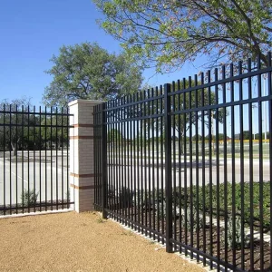 Factory Customization Security Protection Steel Fence Panels Outdoor Garden Protection Applications Galvanized Steel Fence