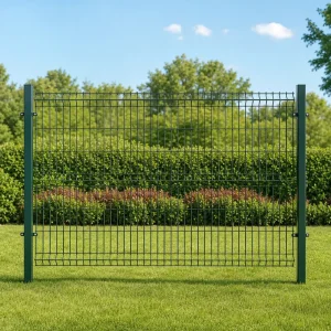 Factory Direct 3D PVC Coated Steel Fence Panels Metal Bending Design Welded Wire Mesh Safety Protection