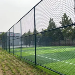 Factory Direct 6ft Hot Galvanized Steel Chain Link Fence PVC Coated Cyclone Wire Mesh School Sports Playground