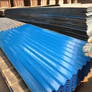 Factory Direct ASTM Hot Rolled Color Metal Coated Corrugated Board 0.26-0.30mm Thick Roof Bending with Welding Cutting Services