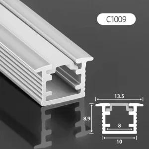 Factory Direct Alu Perfiles U Shape Channel Extrusion Recessed Aluminum Led Profile for Kitchen Cabinet Ceiling Light Strip
