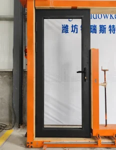 Factory Direct Aluminium Swing Door Customized Size Color Energy Saving Soundproof Glass Door for Commercial Residential Use