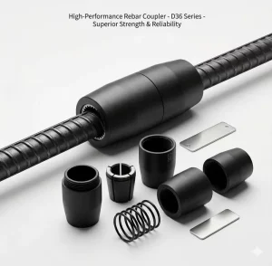 Factory Direct Carbon Steel Self-Locking Rebar Coupler for Construction and Building