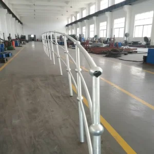 Factory Direct Custom Size Spherical Handrail Hot Dip Galvanized Ball Joint Railing