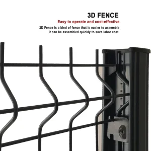 Factory Direct Galvanized 3D Steel Fence Powder Coated 3D Bending Curved Welded Wire Mesh Panel High Quality Eco Friendly Nature