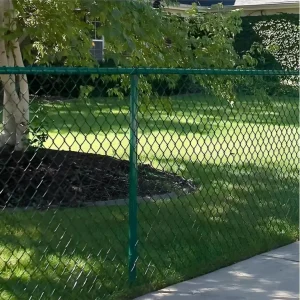 Factory Direct Galvanized Chain Link Fence Diamond Wire Mesh for Farm Playground and Sports Court Perimeter Protection