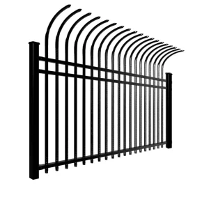 Factory Direct Galvanized Steel Picket Fence