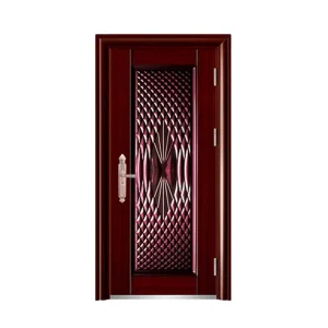 Factory Direct High Quality Turkish Used Modern Metal Entry Exterior Steel Security Door for Sale in China