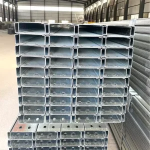 Factory Direct High Strength Cold Rolled Metal Component for Reliable Ceiling Support Frames Slotted Strut Channel