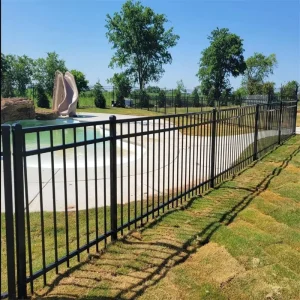 Factory Direct Ornamental Modern Iron Fence Panels for Houses