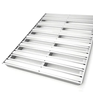 Factory Direct Sales 1000 Series Aluminum Alloy Logistics Pallet Frame Profile Processing Double Sided Insertion Storage