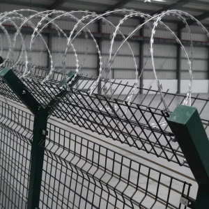 Factory Direct Sales Steel Prison Guardrail Anti Collision Anti Escape Galvanizing Treatment Fencing Trellis Gates