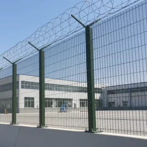 Factory Direct Steel Prison Guardrail Fence and Gates, Anti-Collision, Anti-Escape, Galvanized