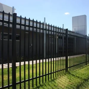 Factory Direct Steel Security Fence Panel Customized Size and Color