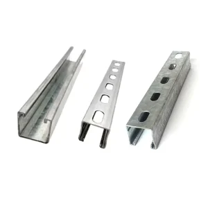 Factory Direct Supplies High Quality HDG Galvanized Steel Strut Channel C Channel Keel Sizes for Facade Cladding