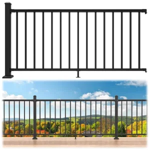 Factory Direct Supply DIY Aluminum Railing System Custom Balcony Deck Stair Railing Kit Powder Coated Indoor Outdoor Balustrade
