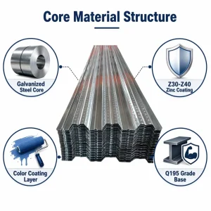 Factory Direct Supply Durable Z30-Z40 Galvanized Corrugated Roofing Sheet For Building Construction