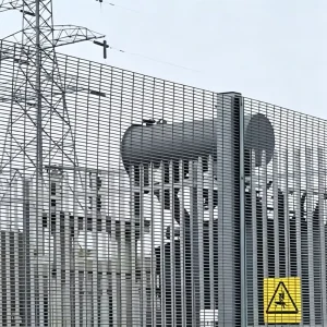 Factory High Strength Powder-Coated 358 Welded Mesh Security Fence for Airport Restricted Zones