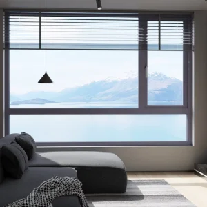 Factory Horizontal Soundproof Wood Aluminum Aluminium Window Anti mosquito Screen with Stainless Steel for Living