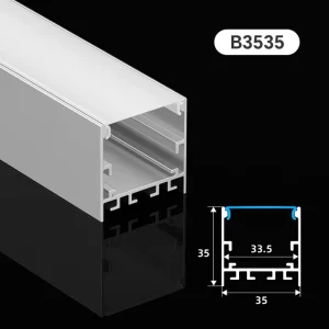 Factory Led Aluminium Strip Profile Groove Surface Mounted Linear Light Alu Channel Extrusion with PC Cover