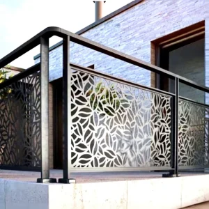 Factory Modern Stainless Steel Aluminum French Deck Balcony Indoor Staircase Railing System Water Rust Resistant