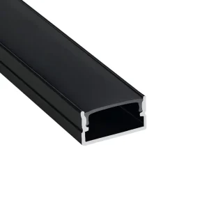 Factory New W20*H10 Black Extrusion Aluminium Profile Ceiling Led Strip Light U Shape Aluminum Profile with Diffuser
