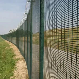 Factory Powder Coated High Security Anti Climb Mesh 358 Fence Anti Theft