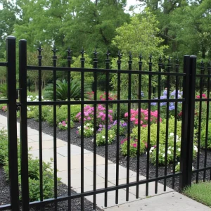 Factory Powder-Coated Steel Security Fencing