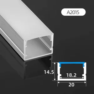 Factory Price 20*14.5mm Led Embedded Aluminum Profile Strip Light Aluminum Profiles with Diffuser
