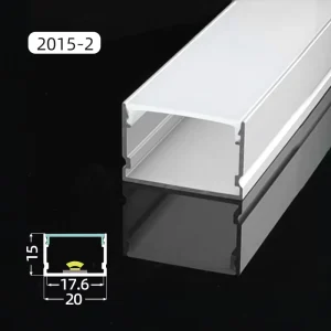 Factory Price 20*15mm Led Embedded Aluminum Profile Strip Light Aluminum Profiles Led Strip with Diffuser