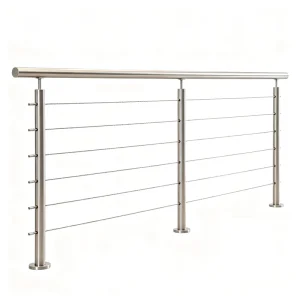 Factory Price Black Wire Top Mounted Deck Stairs Post Cable Balcony Railing System
