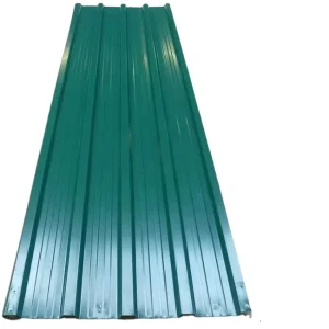 Factory Price Galvanized Color Coated Metal Roofing Sheet for Low-Slope Roofs with Corrugated Steel