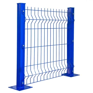 Factory Price Green Black PVC Coated Outdoor Garden 3D Curvy Welded Perimeter Security Wire Mesh Safety Fencing Fence