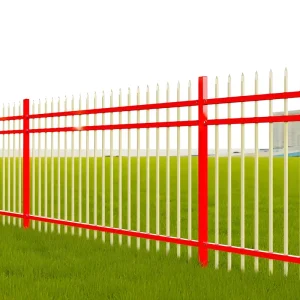 Factory Price Metal Railing for Gardens Parks Courtyards Farmhouses Outdoor Garden Fence Panels Galvanized Steel Fencing