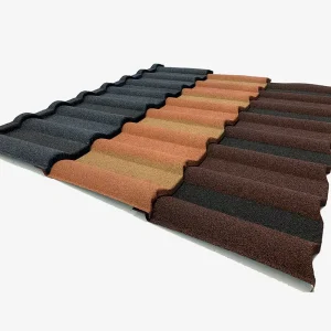 Factory Price Modern Park Roofing Sheet Weather Resistant Fireproof Strong Zinc Aluminium Roofing Panel Stone Coated Metal Roof