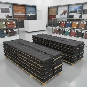 Factory Price Modern Stone Coated Steel Roof Tile Metal Roofing Sheet for Hotels & Apartments Manufacturer