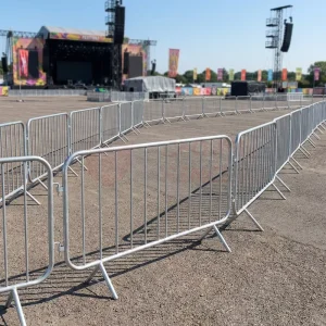 Factory Price Powder Coated Galvanized Crowd Control Barrier for Traffic Control Temporary Fencing Event Fence