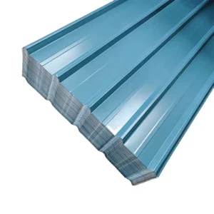 Factory-Processed 0.26 0.30mm Hard Corrugated Galvanized Steel Roofing Sheet, RAL Color, Z30 Z40 Coating, Zero Spangle, Cutting