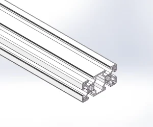 Factory Sell 4080 Industrial Aluminium Frame Material 40×80 t Slot Extrusion Aluminium Profile Section