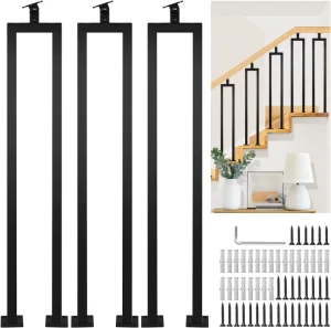 Factory Stainless Steel Wrought Iron U-Shape Balusters Railings Kit for Villa Porch Balcony Stairs Customized Railing System