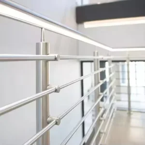 Factory Supplied Outdoor Deck Corridor Handrail Stainless Steel Wire Metal Railing for Stairs Balustrades Handrails