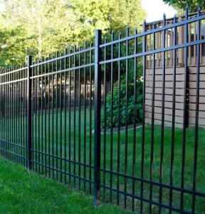 Factory Supplied Powder-Coated Steel Fence Panel for Outdoor Sports Fencing