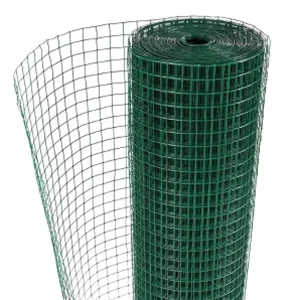 Factory Supply 4*4 8′ Black And Green PVC Coated Wire Mesh Fence