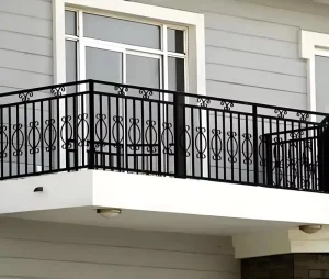 Factory Supply Aluminum Railing System and Powder Coated Metal Balustrades and Stair Handrails Aluminum Railing for Balcony