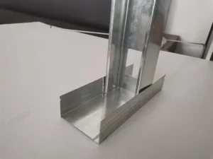 Factory Supply Cold Formed 304 Shape Building Material Strut Channel C Type Rail Metal Stud Track Steel Ceiling Keel