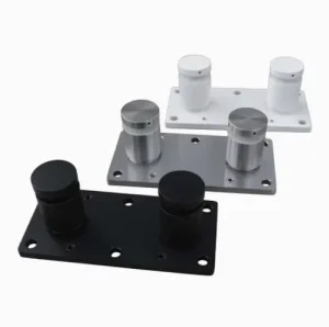 Factory Supply Double Head Glass Standoffs Satin Surface Glass Holder Commercial Building Glass Canopy Hardware